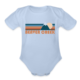 Beaver Creek, Colorado Baby Bodysuit Retro Mountain