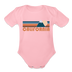 California Baby Bodysuit Retro Mountain - light pink