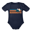 Mammoth, California Baby Bodysuit Retro Mountain