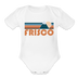 Frisco, Colorado Baby Bodysuit Retro Mountain - white