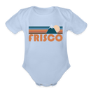 Frisco, Colorado Baby Bodysuit Retro Mountain - sky