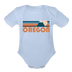 Oregon Baby Bodysuit Retro Mountain - sky