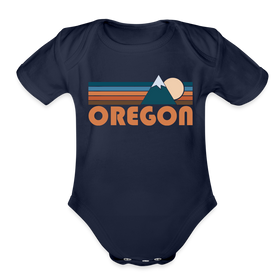 Oregon Baby Bodysuit Retro Mountain