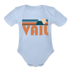 Vail, Colorado Baby Bodysuit Retro Mountain - sky