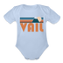 Vail, Colorado Baby Bodysuit Retro Mountain - sky