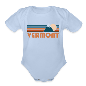 Vermont Baby Bodysuit Retro Mountain