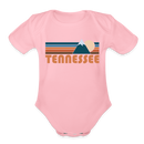 Tennessee Baby Bodysuit Retro Mountain - light pink