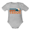 Tahoe, California Baby Bodysuit Retro Mountain