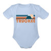 Truckee, California Baby Bodysuit Retro Mountain - sky