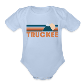 Truckee, California Baby Bodysuit Retro Mountain