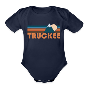 Truckee, California Baby Bodysuit Retro Mountain