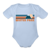Winter Park, Colorado Baby Bodysuit Retro Mountain - sky