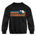 Steamboat, Colorado Youth Sweatshirt - Retro Mountain Youth Steamboat Crewneck Sweatshirt - black