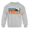 Tahoe, California Youth Sweatshirt - Retro Mountain Youth Tahoe Crewneck Sweatshirt