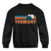 Vail, Colorado Youth Sweatshirt - Retro Mountain Youth Vail Crewneck Sweatshirt - black