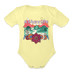 Asheville, North Carolina - Baby Bodysuit - washed yellow