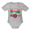 Asheville, North Carolina - Baby Bodysuit - heather grey