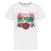 Asheville, North Carolina Youth T-Shirt - Hippie Style - white