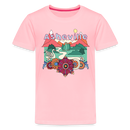 Asheville, North Carolina Youth T-Shirt - Hippie Style - pink