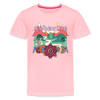 Asheville, North Carolina Youth T-Shirt - Hippie Style - pink