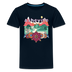 Asheville, North Carolina Youth T-Shirt - Hippie Style - deep navy