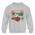 Asheville, North Carolina Youth Sweatshirt - Retro Hippie Youth Asheville Crewneck Sweatshirt - heather gray