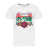 Asheville, North Carolina - Hippie Style Toddler T-Shirt - white