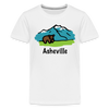 Asheville, North Carolina - Youth T-Shirt - white
