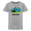 Asheville, North Carolina - Youth T-Shirt - heather gray