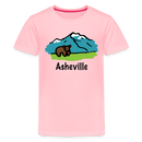 Asheville, North Carolina - Youth T-Shirt - pink