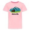 Asheville, North Carolina - Youth T-Shirt - pink