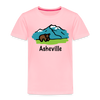 Asheville, North Carolina - Toddler T-Shirt - pink