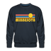 Premium Minnesota Sweatshirt - Retro Sun Premium Men's Minnesota Sweatshirt - navy