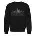 Chicago, Illinois Sweatshirt - Skyline Chicago Crewneck Sweatshirt - black
