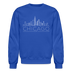 Chicago, Illinois Sweatshirt - Skyline Chicago Crewneck Sweatshirt - royal blue
