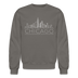 Chicago, Illinois Sweatshirt - Skyline Chicago Crewneck Sweatshirt - asphalt gray