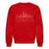Chicago, Illinois Sweatshirt - Skyline Chicago Crewneck Sweatshirt - red